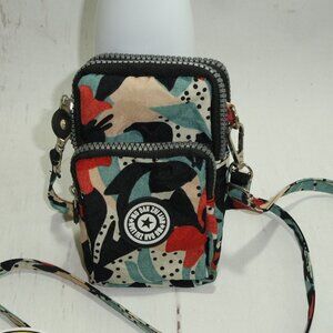 MODANA Multipurpose Fashion Sports Flower Theme Shoulder/Wrist Mini Purse